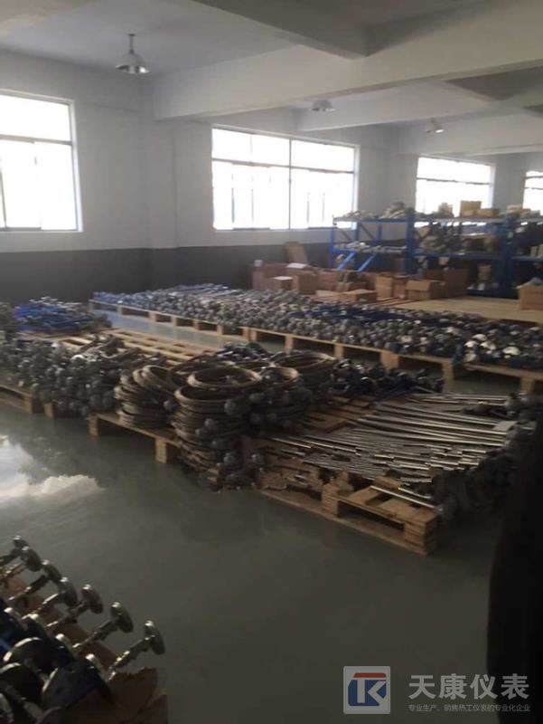 武汉天康热电阻热电偶双金属温度计等温度仪表生产车间展示