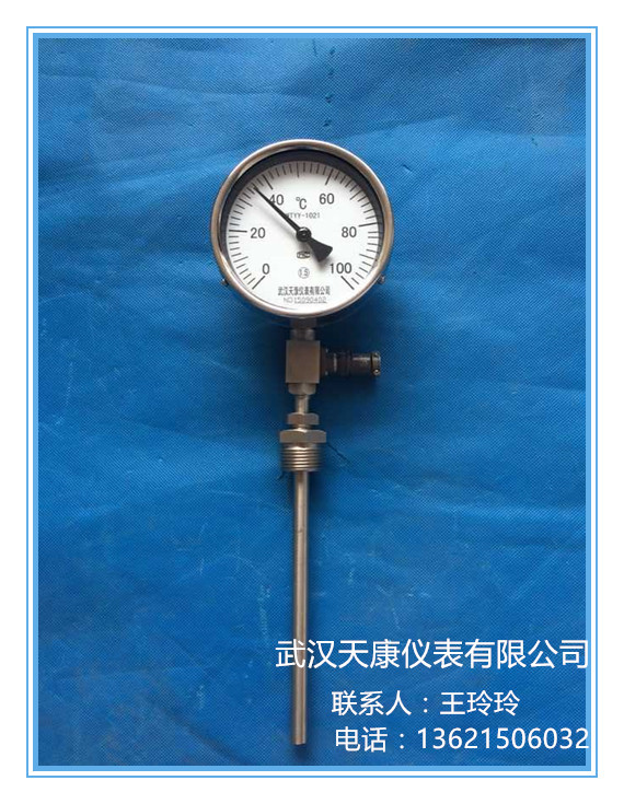 武汉天康远传双金属温度计WSSP 4-20MA输出，精度高